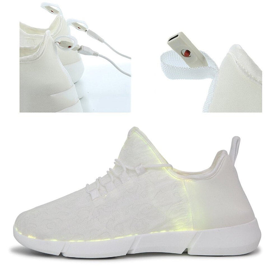 Glowing USB Rechargeable Luminous LED Shoe - Image 9