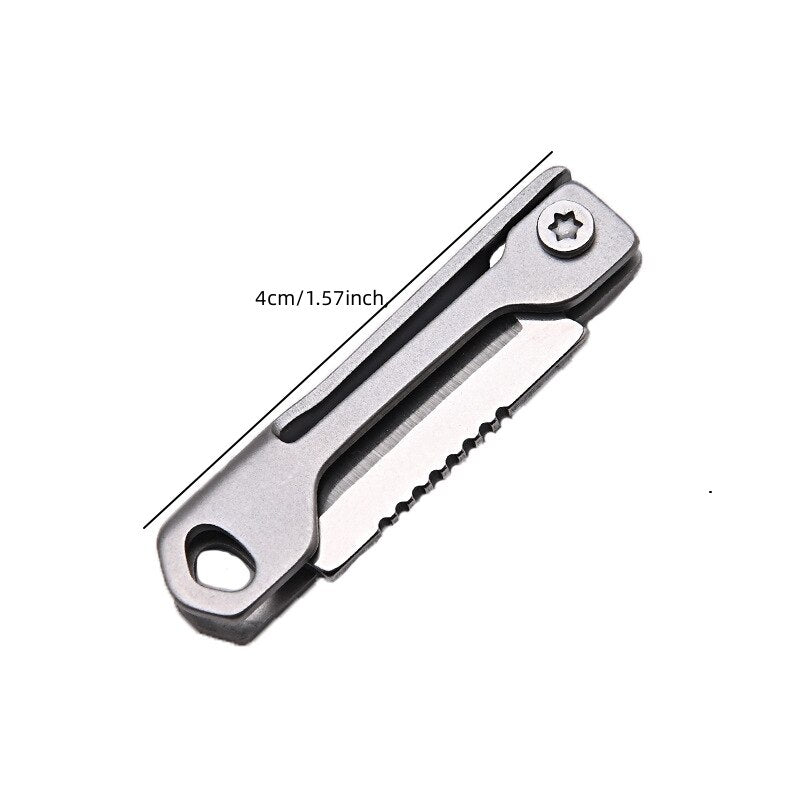 Pocket Size Stainless Steel Foldable Camping Knife - Image 7