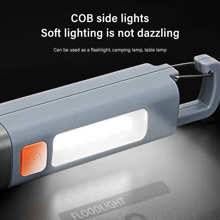 Ultra-Bright Long Shot USB Rechargeable Flashlight