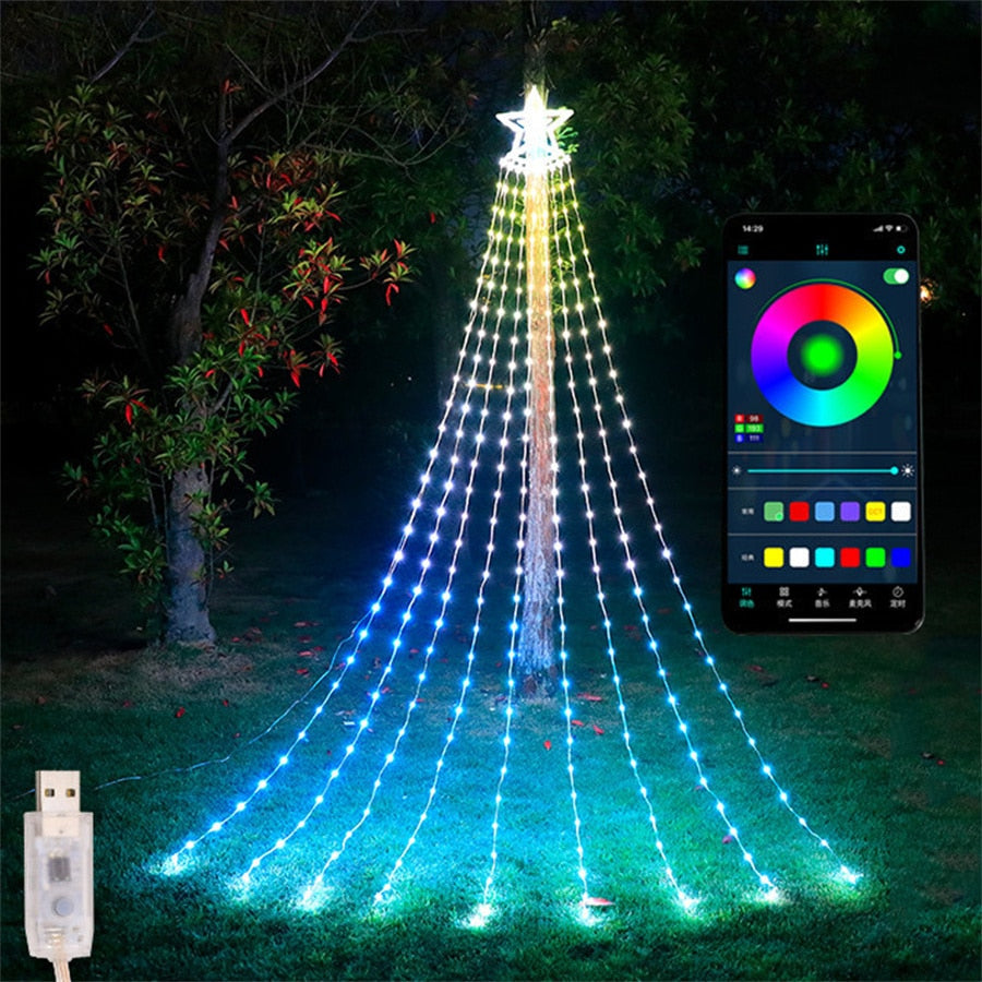 Creative Smart Christmas Tree Led String Light