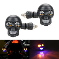 Scary Skull LED Motorcycle Signal Indicator Light - Image 3