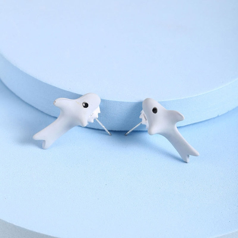 Animal Bite Cartoon Creative Earrings - Image 3