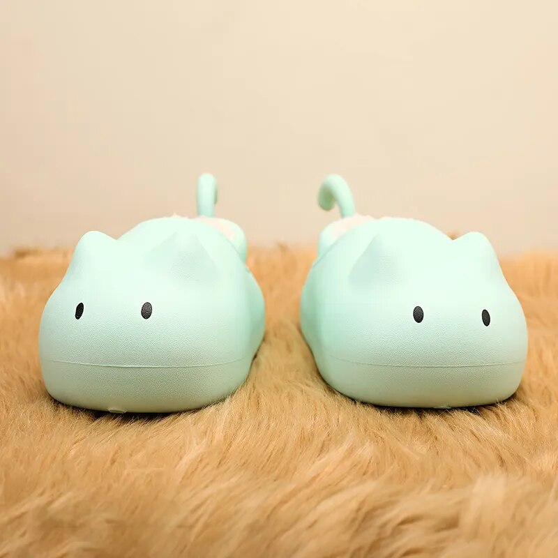 Cozy Cat Winter Kids Plush Shoe - Image 5