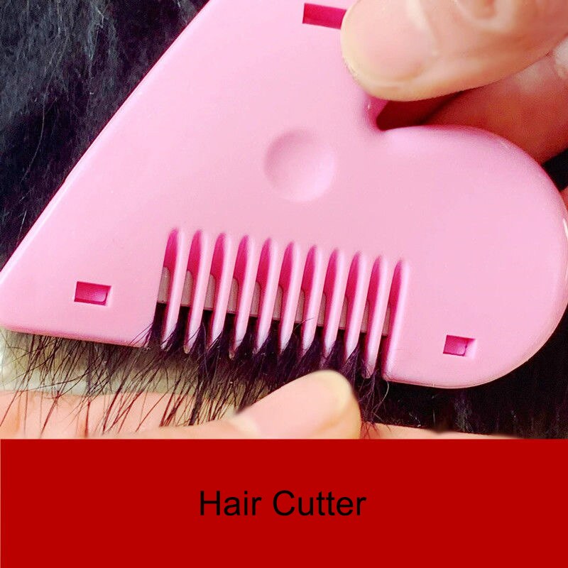 Heart Shape Hair Cutting Comb - Image 3