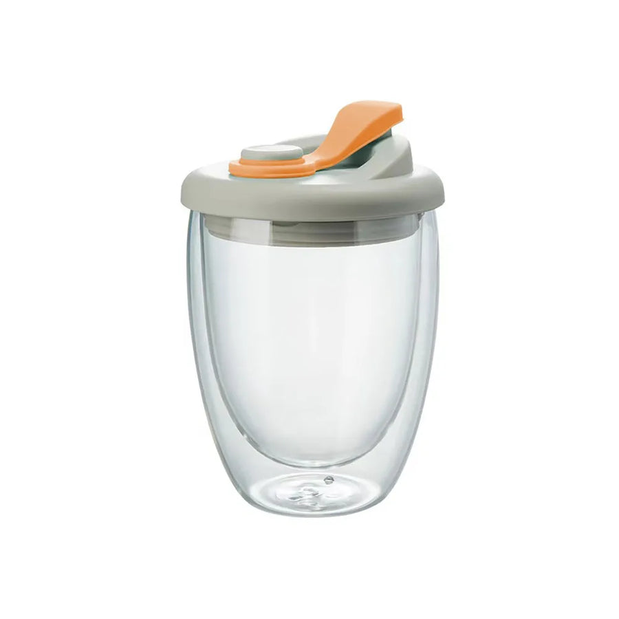 Leak-Proof Double Wall Glass Transparent Mug - Image 9