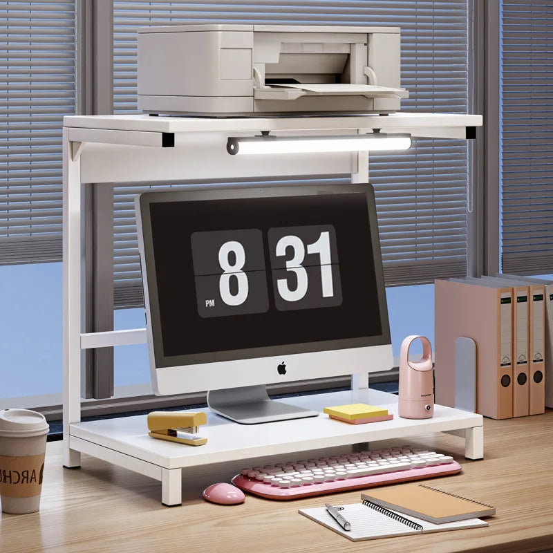 Office Hub Sleek Desk Organizer Monitor Stand - Image 0