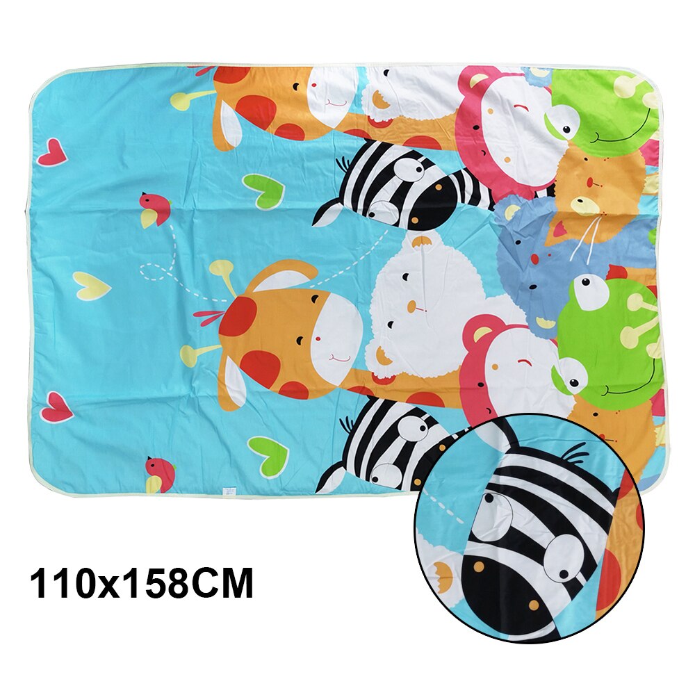 Cartoon Waterproof Reusable Changing Mat