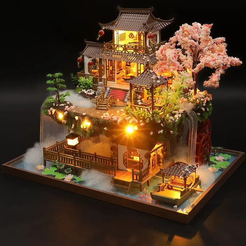 DIY Wooden Chinese Ancient Casa Miniature Building Kit - Image 2