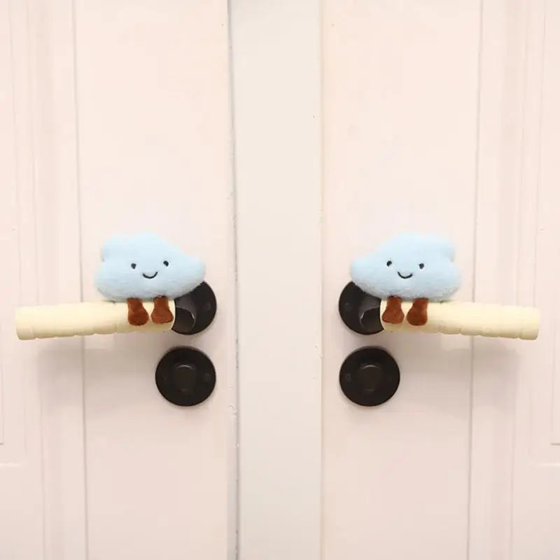 Anti Bump Happy Cloud Door Handle Cover - Image 7
