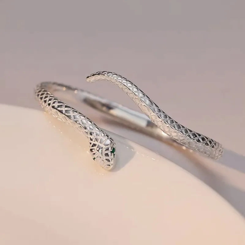 Snake Adjustable Open Women Bracelet - Image 4