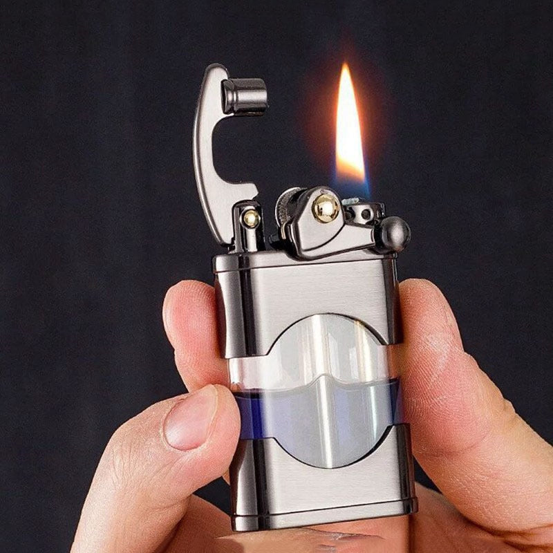 Elegant Retro Slim Metal Lighter - Image 2