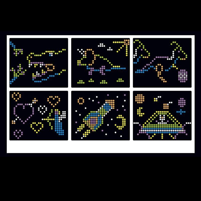 Creative LED 3D Pixel Puzzle Toy Set - Image 3