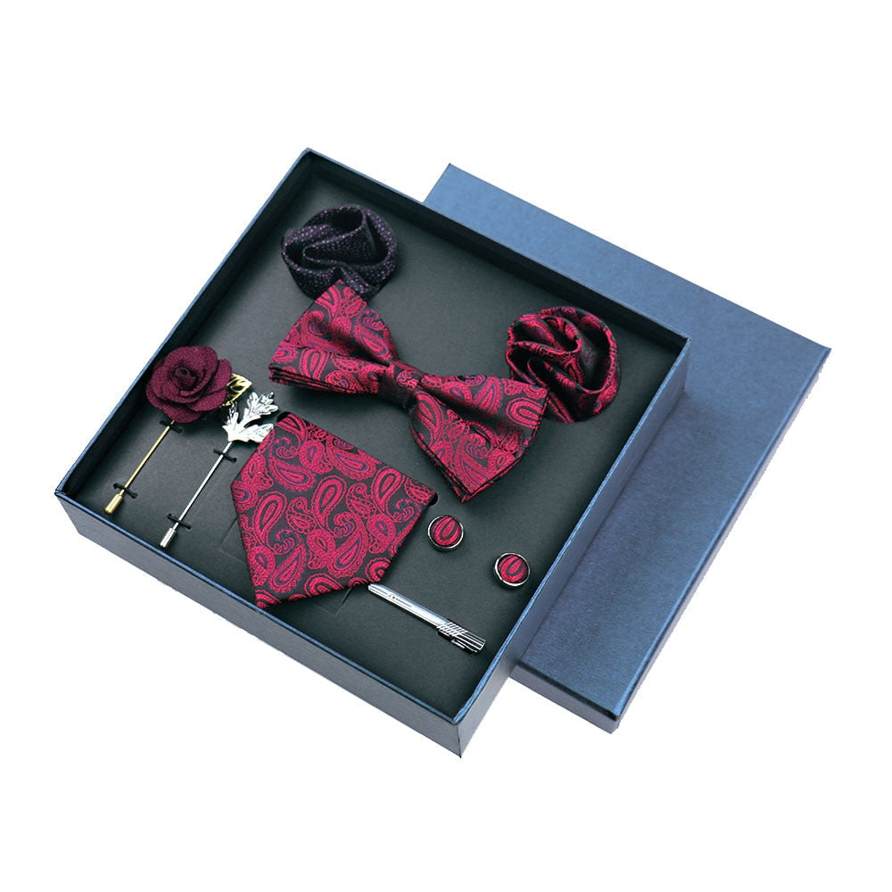 Belmont Men Luxury Necktie Gift Set