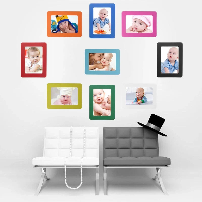 Magnetic Fridge Colorful DIY Photo Frames - Image 3