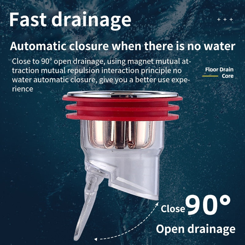 Safe Bathroom Universal Anti Odor Drain Filter Plug - Image 1