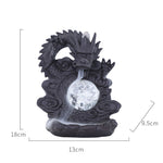 Mystic Dragon Lucky Clay Waterfall Burner