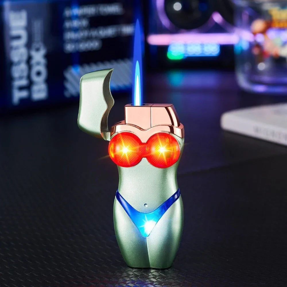 Glowing Bikini Windproof Jet Torch Lighter - Image 6