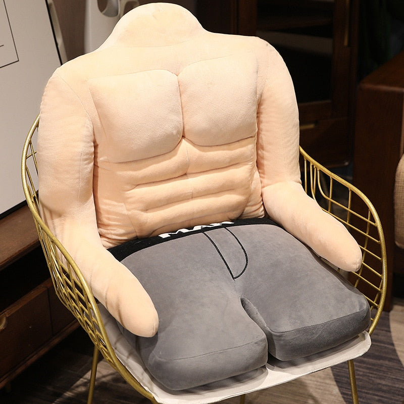 Muscle Man Strong Cuddly Body Pillow Cushion - Image 3