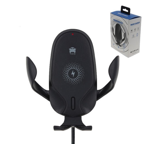 Quick Grip Auto-Clamping Wireless Charge Car Phone Holder - Image 4