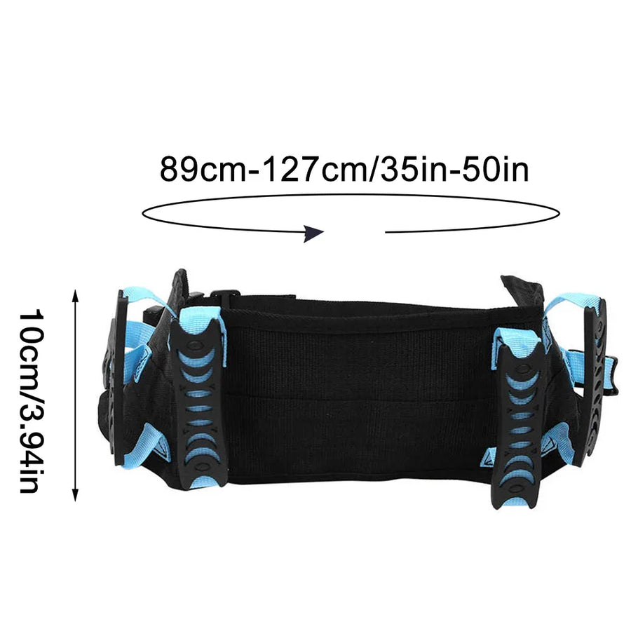 Gait Transfer Seniors Lifting Assist Elderly Patient Belt - Image 5