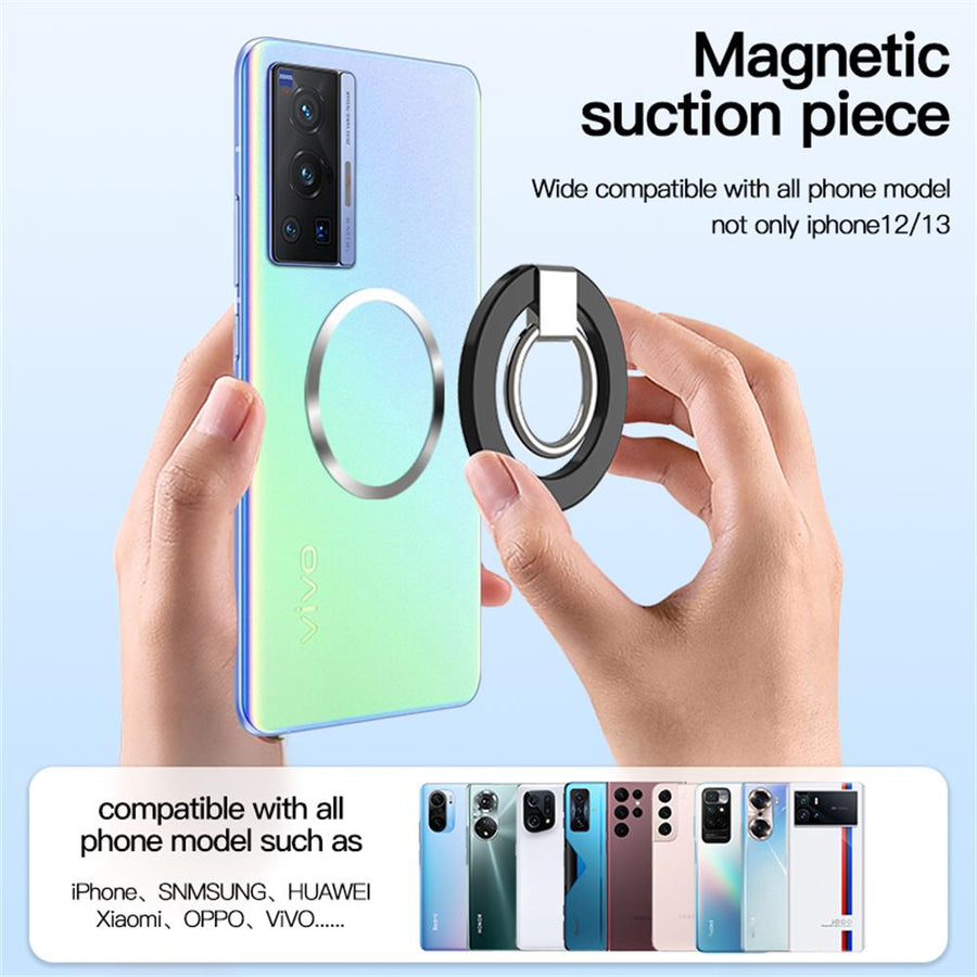 Adjustable Metal Magnetic Phone Holder Ring - Image 2