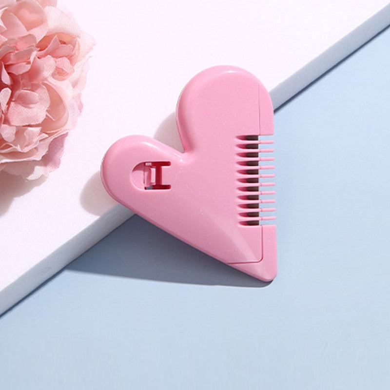 Heart Shape Hair Cutting Comb - Image 4