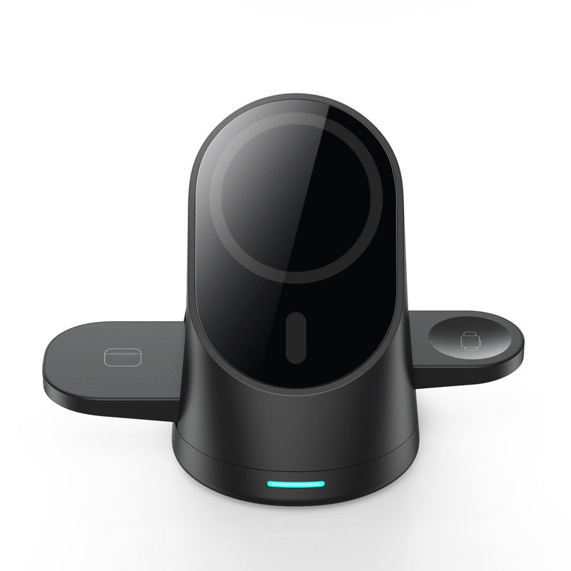3in1 Space Station Magnetic Wireless Charger Stand - Image 9