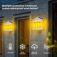 Ancient Architecture Solar-Powered Waterproof Outdoor Lamp - Image 4