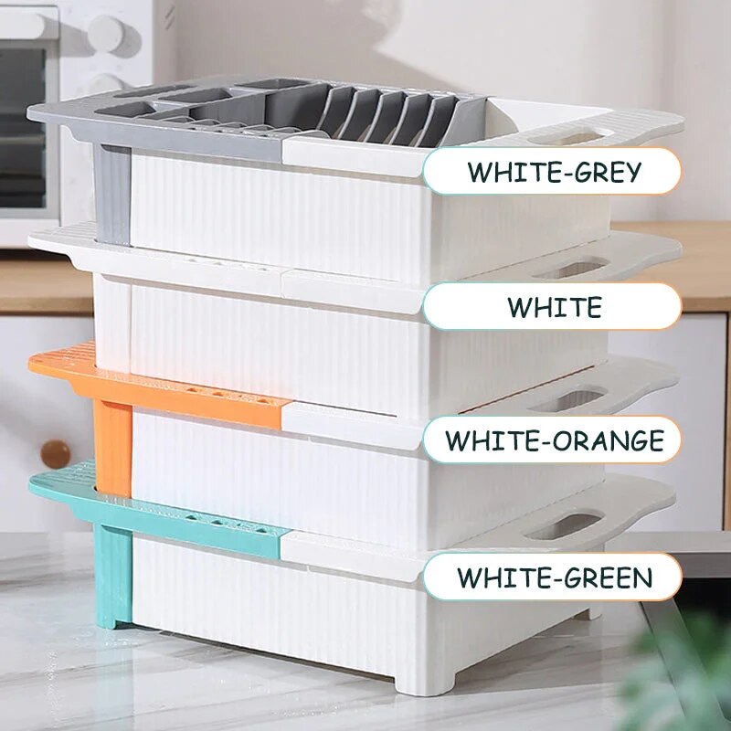 Efficient Kitchen Retractable Dish Drain Rack - Image 5