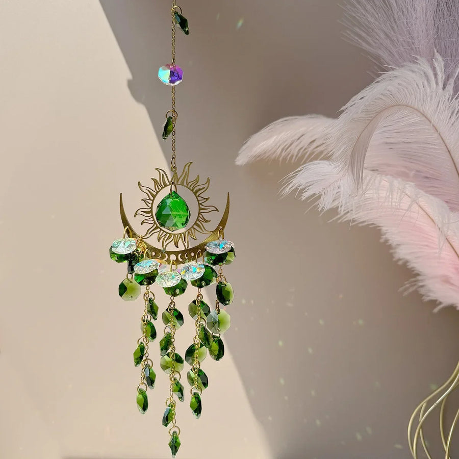 Radiant Moonlit Quartz Prism Suncatcher - Image 9