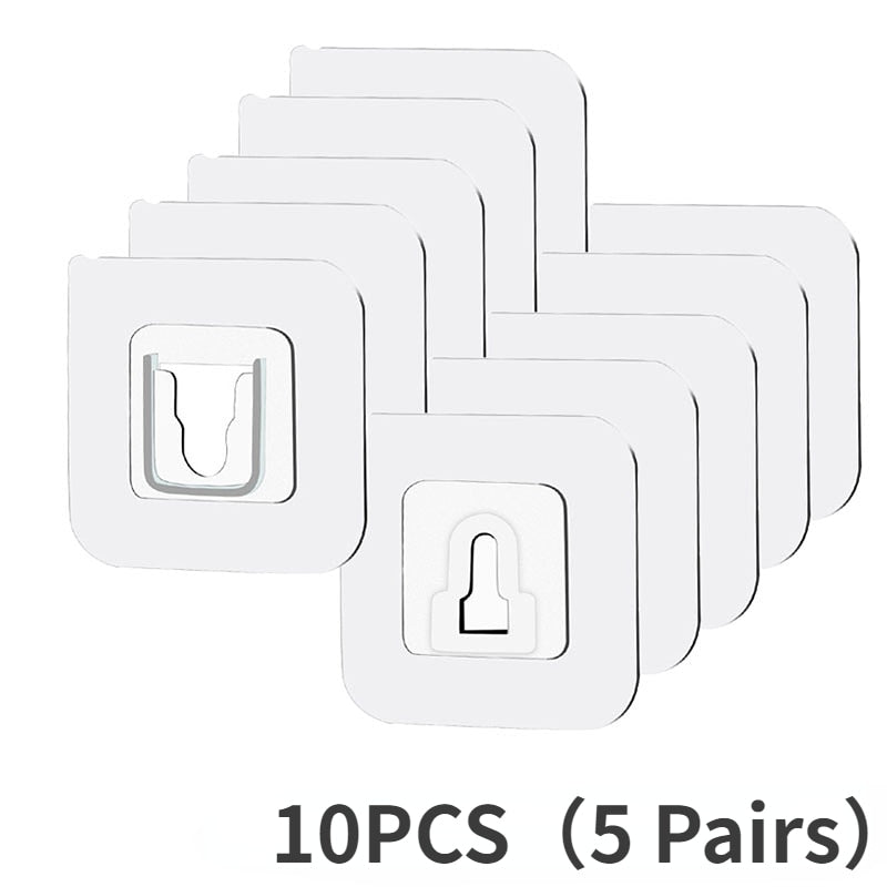 Double-Sided Adhesive Punch-Free Strong Wall Hook - Image 7