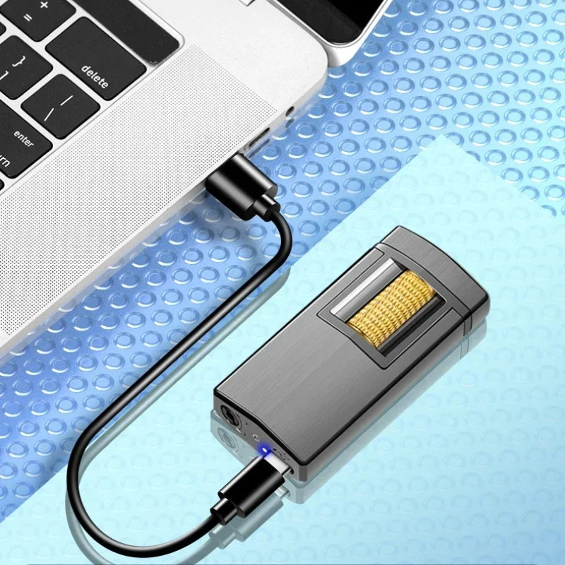 Storm Spark Rechargeable Windproof Metal Lighter - Image 1