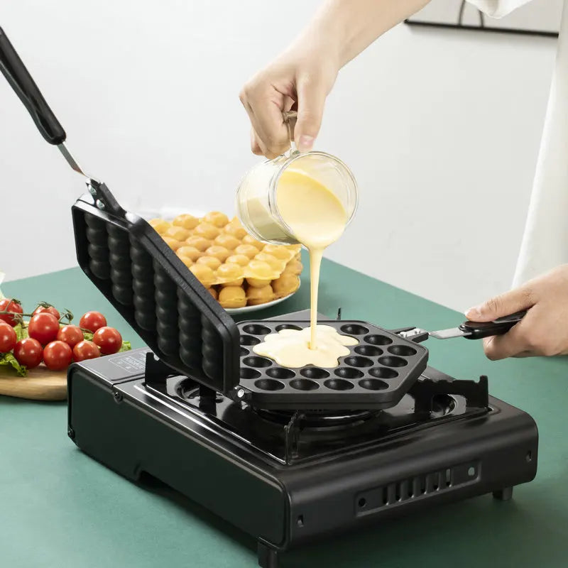 Non-Stick Bubble Egg Waffle Maker Pan - Image 6