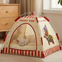 Cute Print Indoor Pet Tent Bed House - Image 1