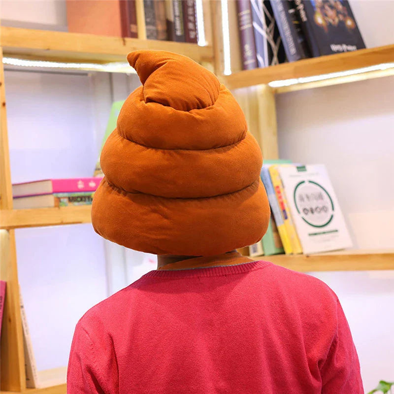 Funny Fake Poop Emoji Hat