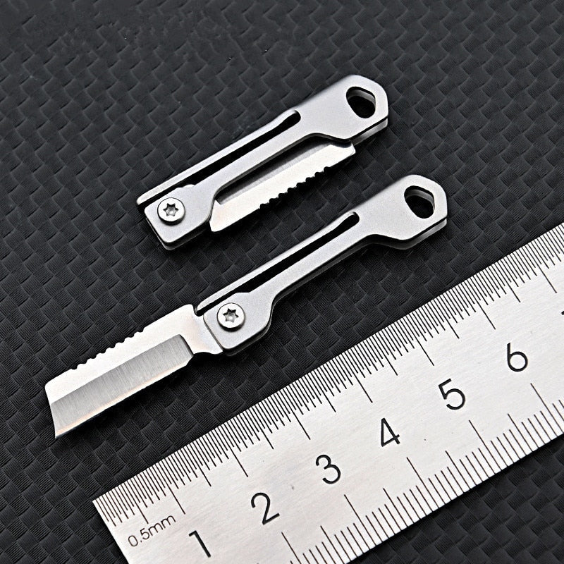 Pocket Size Stainless Steel Foldable Camping Knife - Image 3