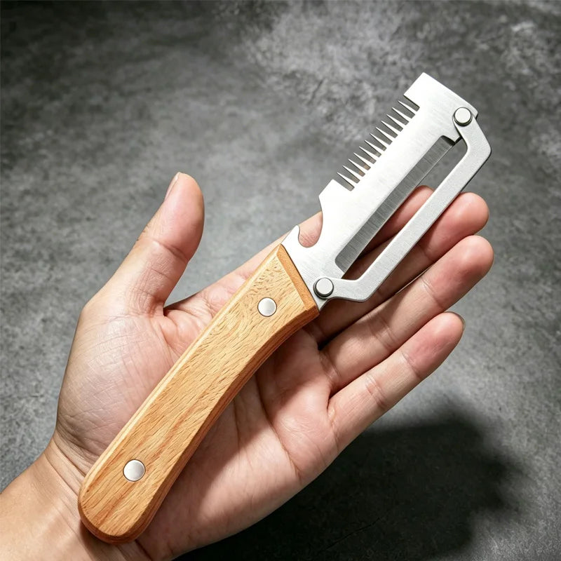 Slice Craft Wooden Peeler - Image 1