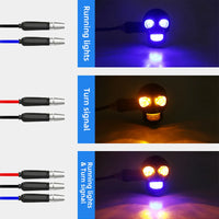 Scary Skull LED Motorcycle Signal Indicator Light - Image 5