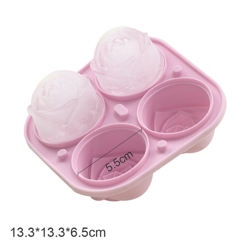 3D Elegant Large Rose Ice Molds - Image 6