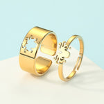 2pcs Together Forever Couple Rings