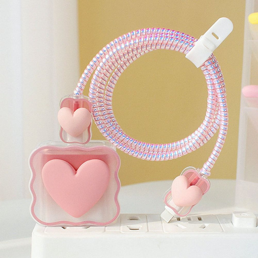 Transparent Love Charging Cable Protector Case - Image 7