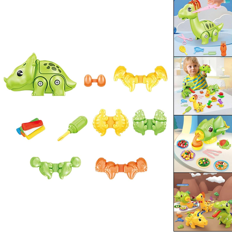 Educational Clay Modeling Dinosaur Toy Set - Image 6
