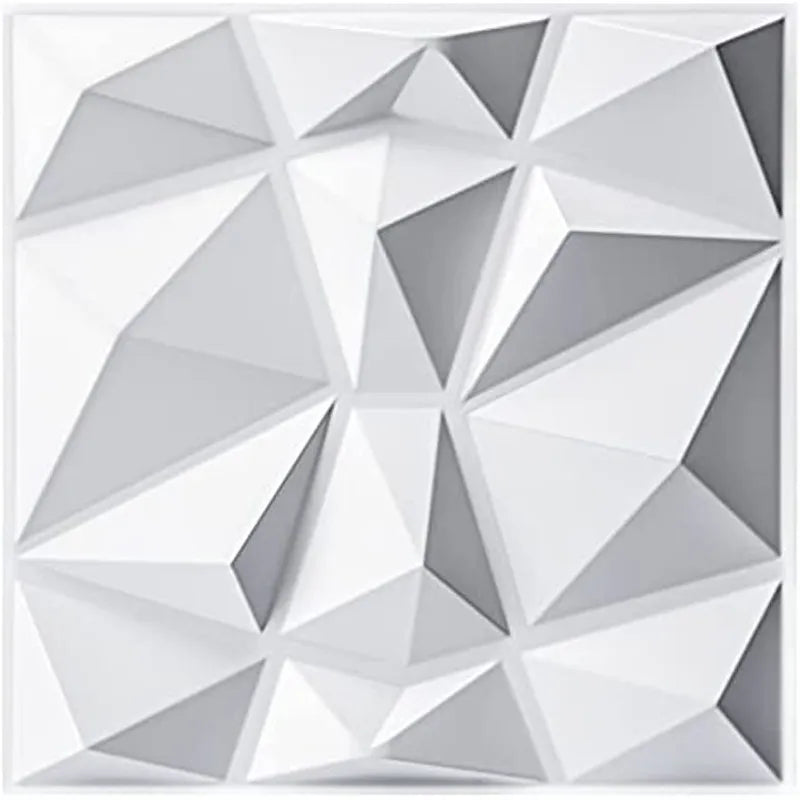 3D Diamond Design Decorative Matt Wall Panel Stickers - Image 3