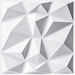 3D Diamond Design Decorative Matt Wall Panel Stickers