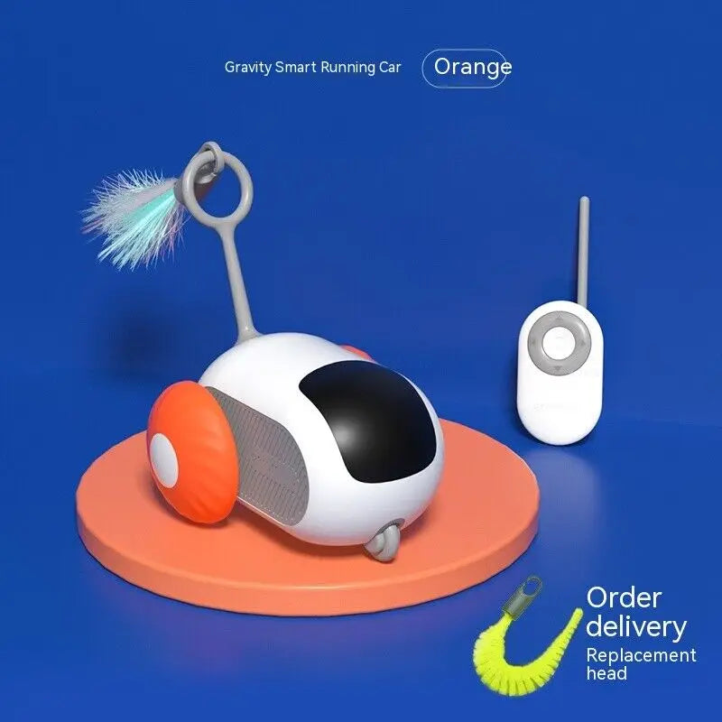 Playful Interactive Cat Chase Toy Car