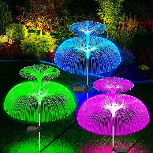 Solar-Powered Floating Jellyfish Garden Lights - Image 0