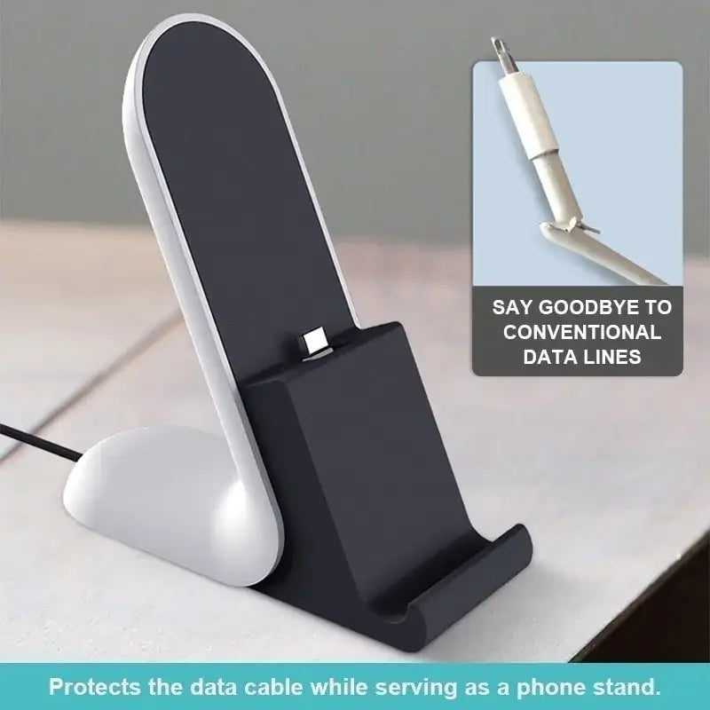 Sleek Minimalist One-Handed Chargin Stand Phone Holder - Image 4