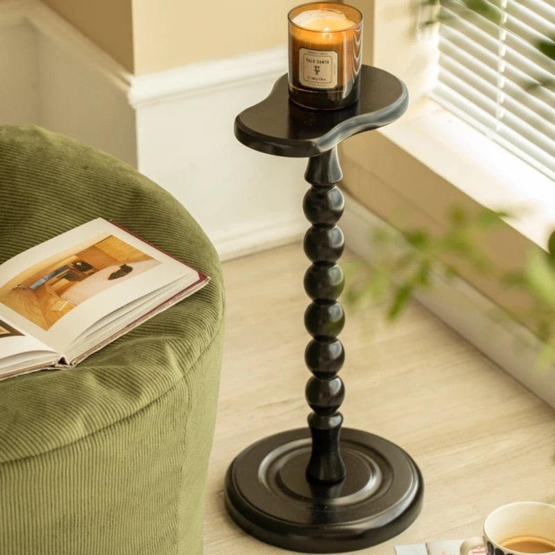 Medieval Time Solid Wood Mini Coffee Table - Image 4