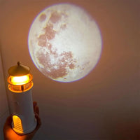 Moon Harbor Lighthouse Night Lamp - Image 1