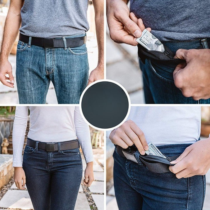 Anti-Theft Hidden Wallet Travel Belt